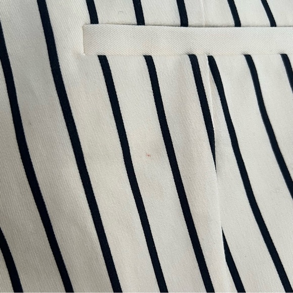 Anthropologie Essential Slim Striped Pants - Old Money Coastal Grandma Parisian - Picture 14 of 14